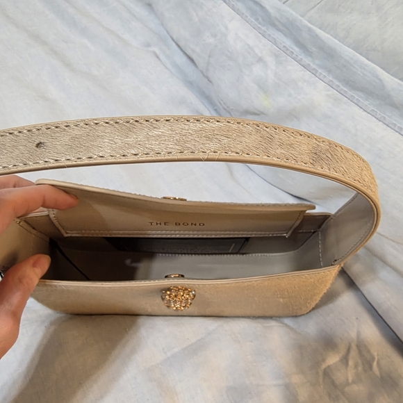 NWT Kurt Geiger London Bond Genuine Calf Hair Shoulder Bag - Picture 9 of 9